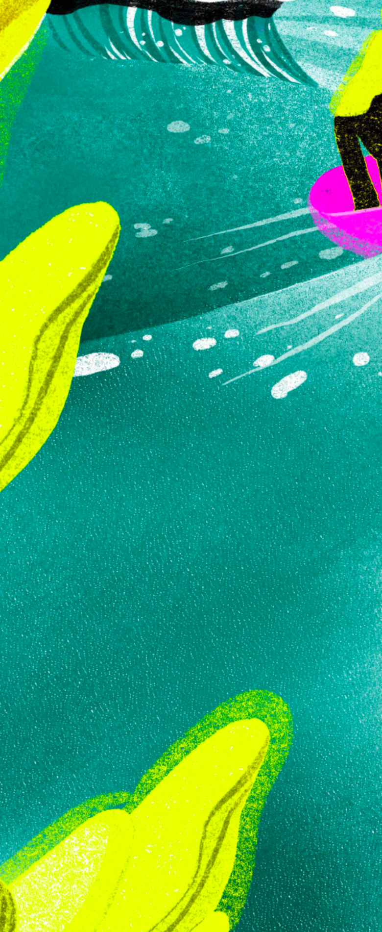 Illustration d'une barque sur l'eau