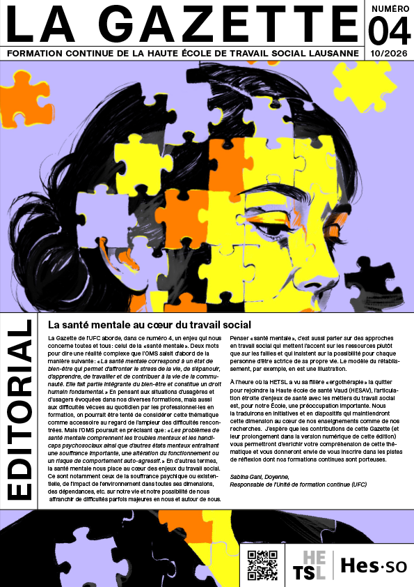 Couverture du numéro 4 de la Gazette