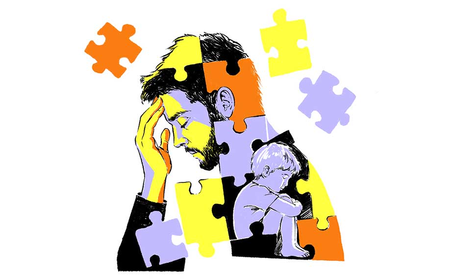 Illustration — Fragilité psychique d'un parent